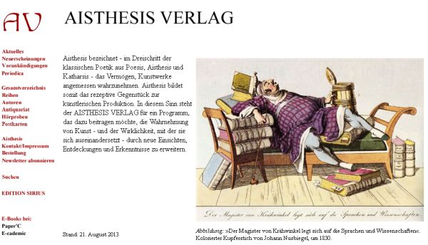 Aisthesis Homepage